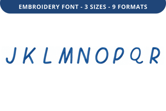 Quiet Dindle Font J to R